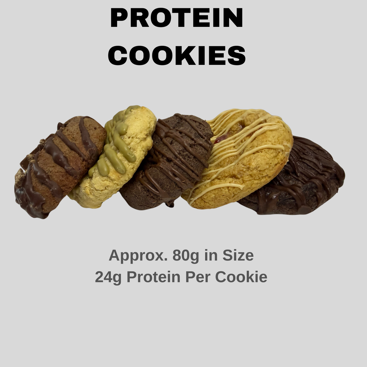 Range of delicious protein and indulgent cookies