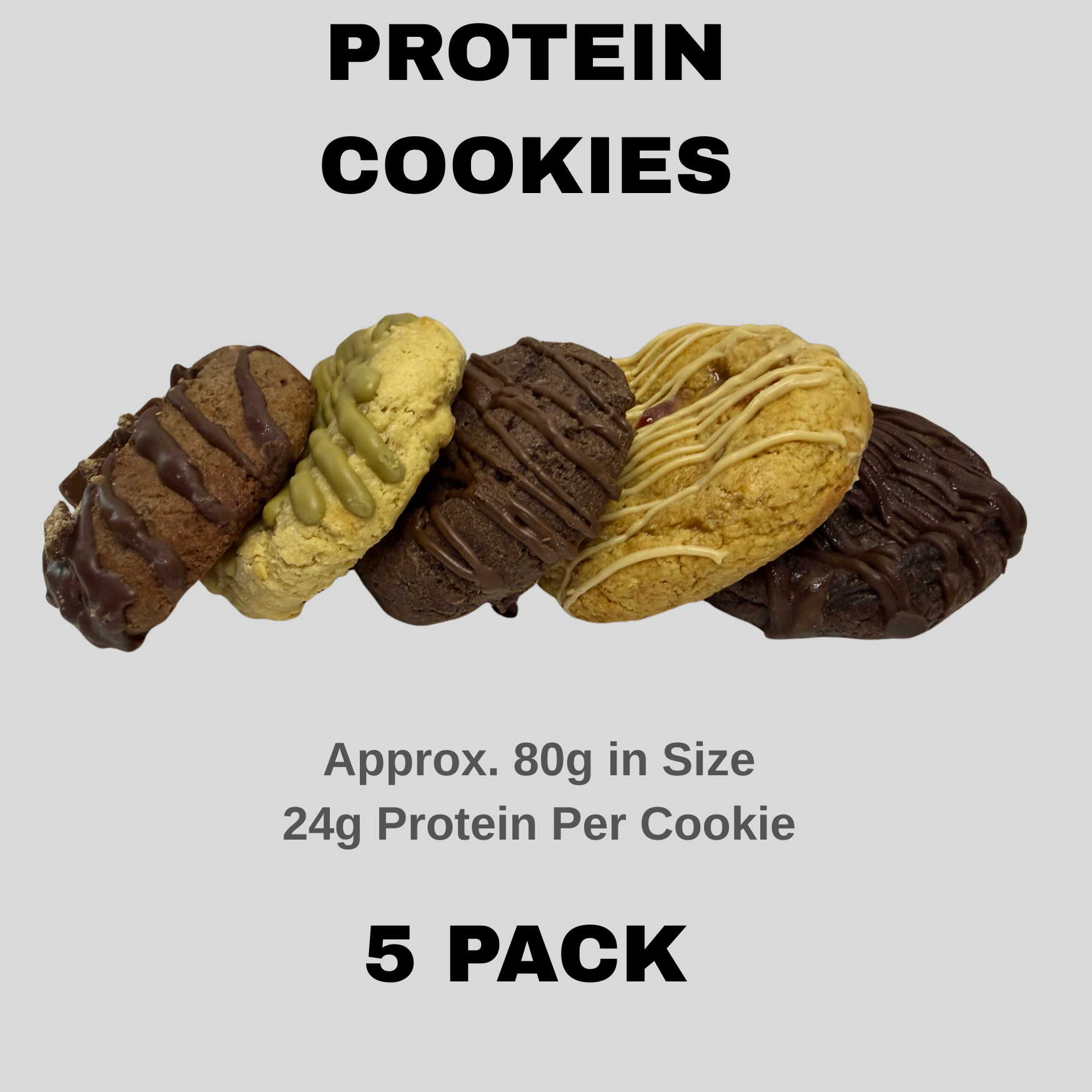Protein Cookies - 5 Pack